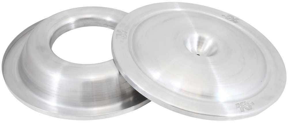 K&N - Top & Base Plate - PLATES; 16" SPUN ALUMINUM, TOP & BOTTOM; "DOMINATOR" (85-6852)