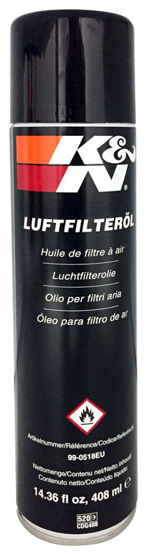 Image of 99-0518EU Air Filter Oil 14.36 fl oz/408 ml Aerosol Spray- Non-US