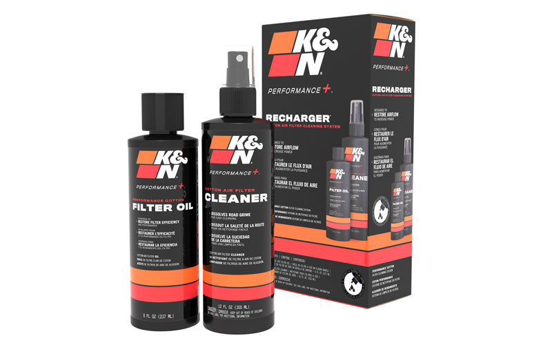 K&N - Filter Care Service Kit - Squeeze Black - RECHARGER KIT; SQUEEZE OIL- BLACK (99-5050BK)