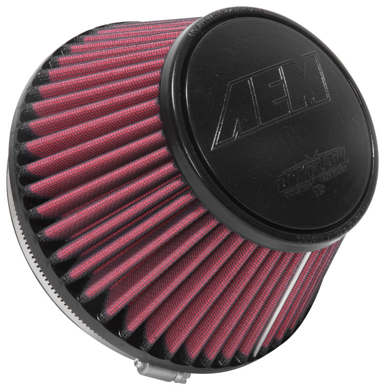 AEM - AEM DryFlow Air Filter - AIR FILTER; 6"FLG, 7-1/2"B, 4-3/4"T, 4"H (21-2093DK)