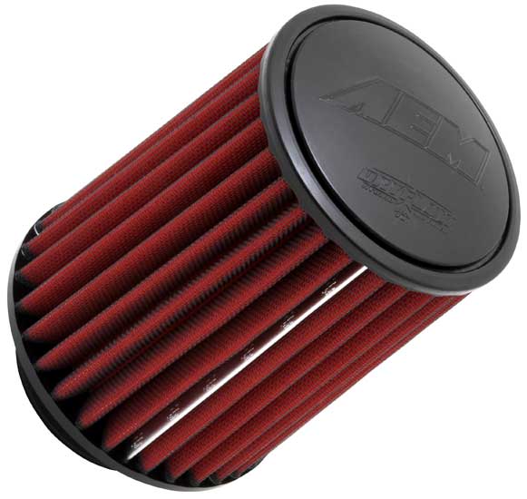 AEM - DryFlow Air Filter - AIR FILTER; 3-1/2"FLG, 6"B, 5-1/4"T, 7"H (21-2147DK)