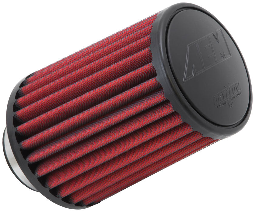 AEM - DryFlow Air Filter - AIR FILTER; 2-3/4"FLG, 5-1/2"B, 4-3/4"T, 7-1/2"H (21-2157DK)