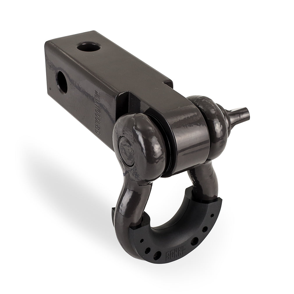 Borne Hitch Receiver & Shackle Set, Black