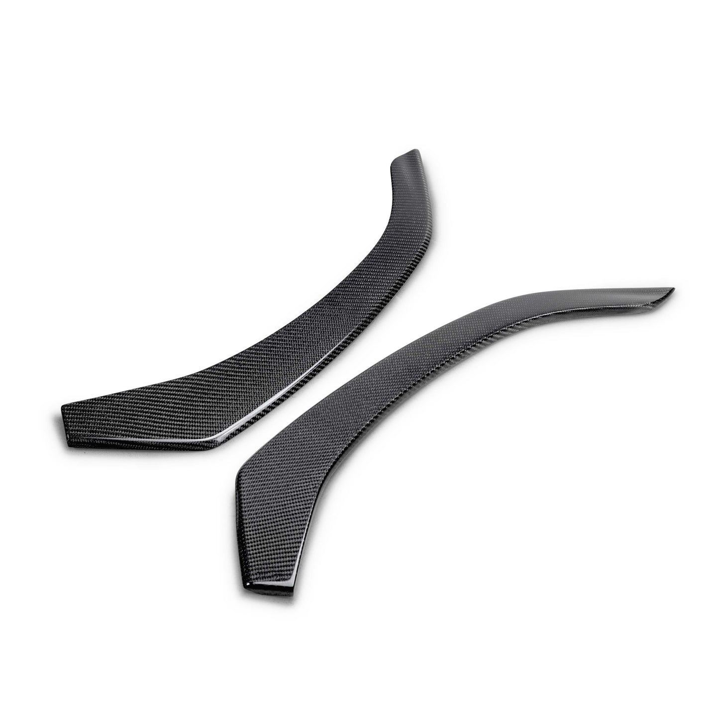 Carbon fiber rear door trim for 2022-2024 Subaru WRX