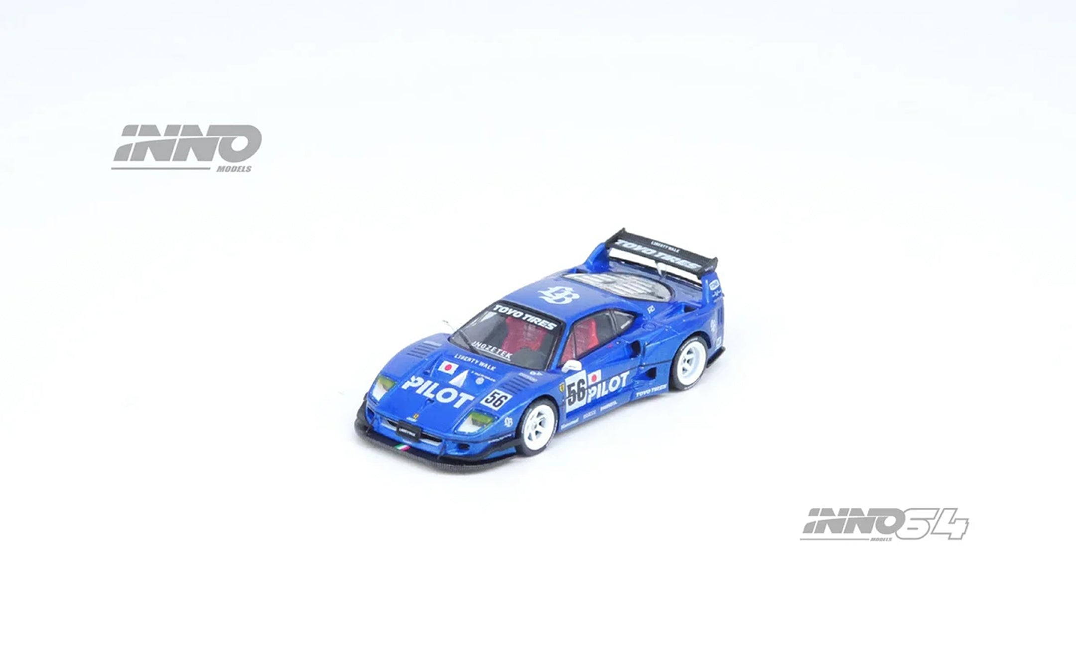 Image of INNO64 - 1/64 Liberty Walk LB★Works F40 (Blue)