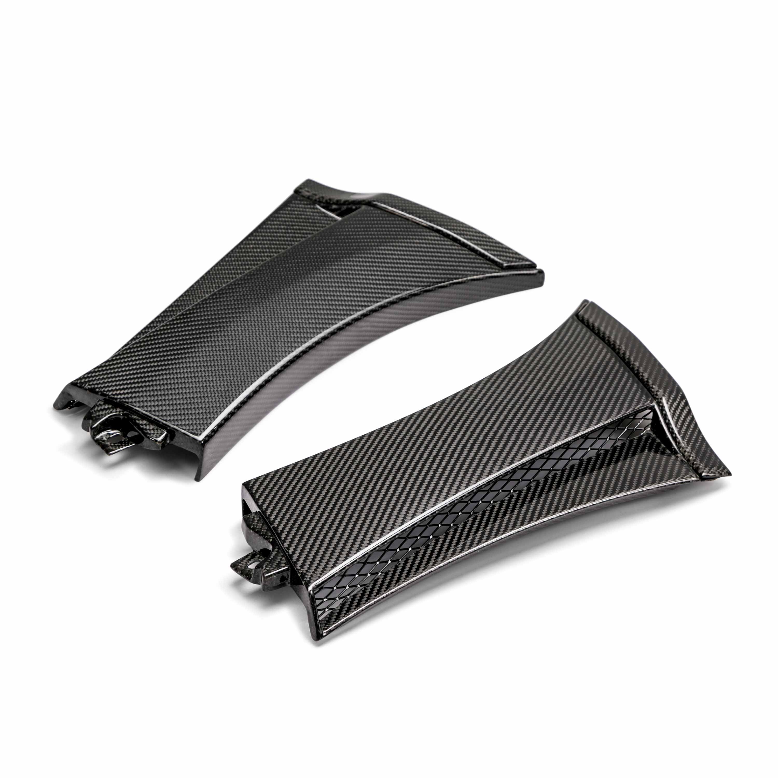 Image of Carbon fiber fender caps for 2008-2014 Subaru STi / 2011-2014 WRX