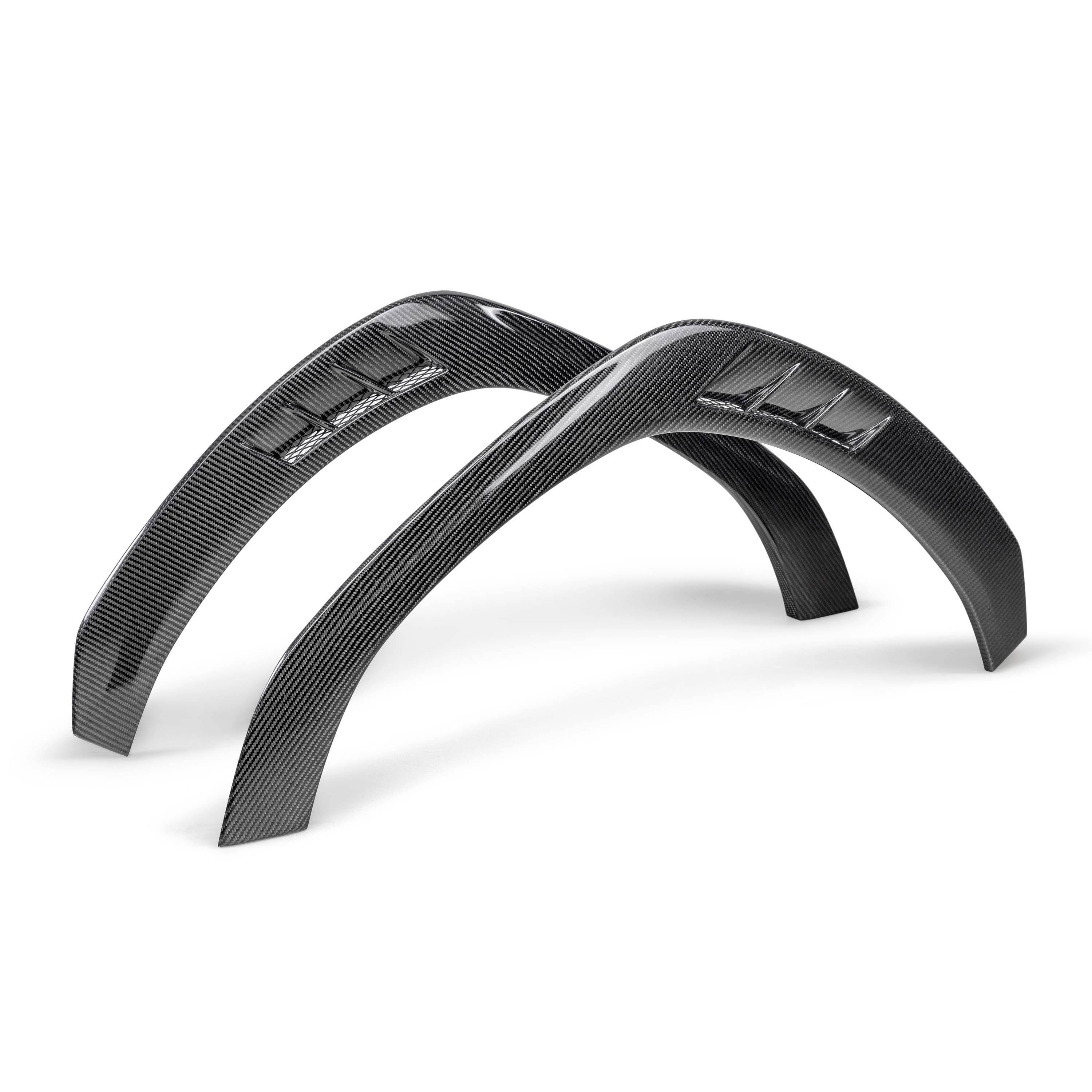 Carbon fiber front fender trim for 2022-2024 Subaru WRX