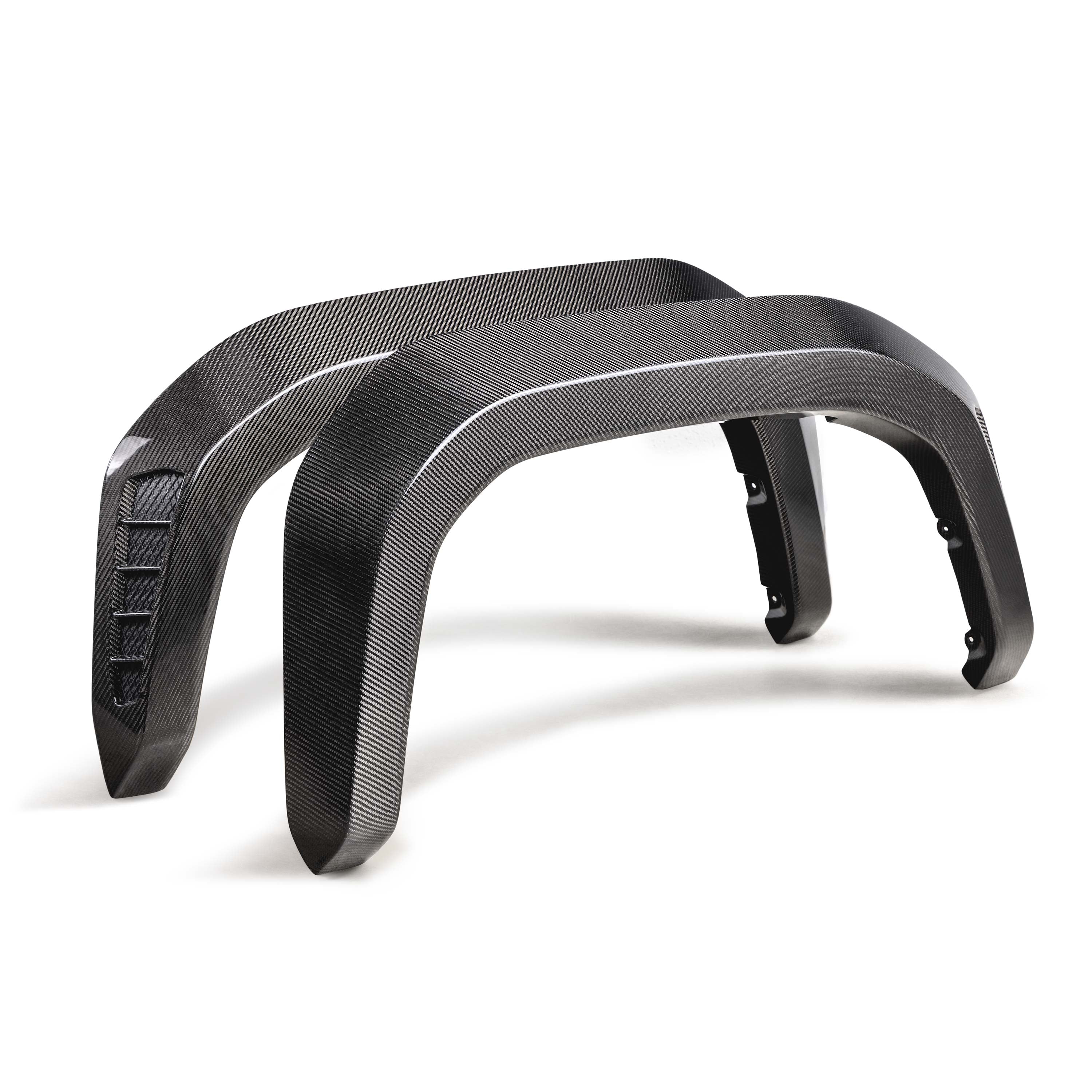 Carbon fiber rear flares for 2024 Toyota Tacoma PRO