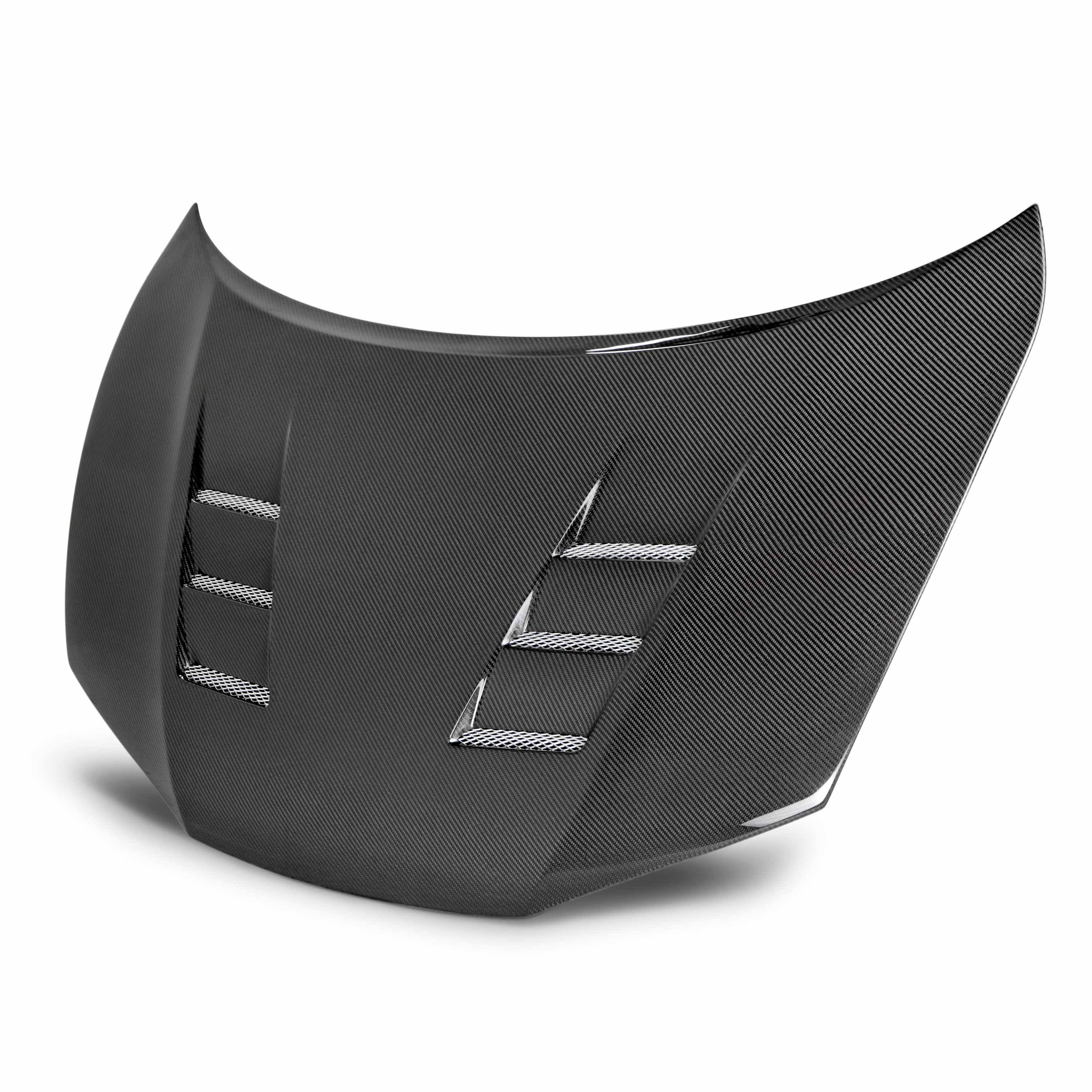 Image of TS-style carbon fiber hood for 2014-2015 Honda Civic 2DR