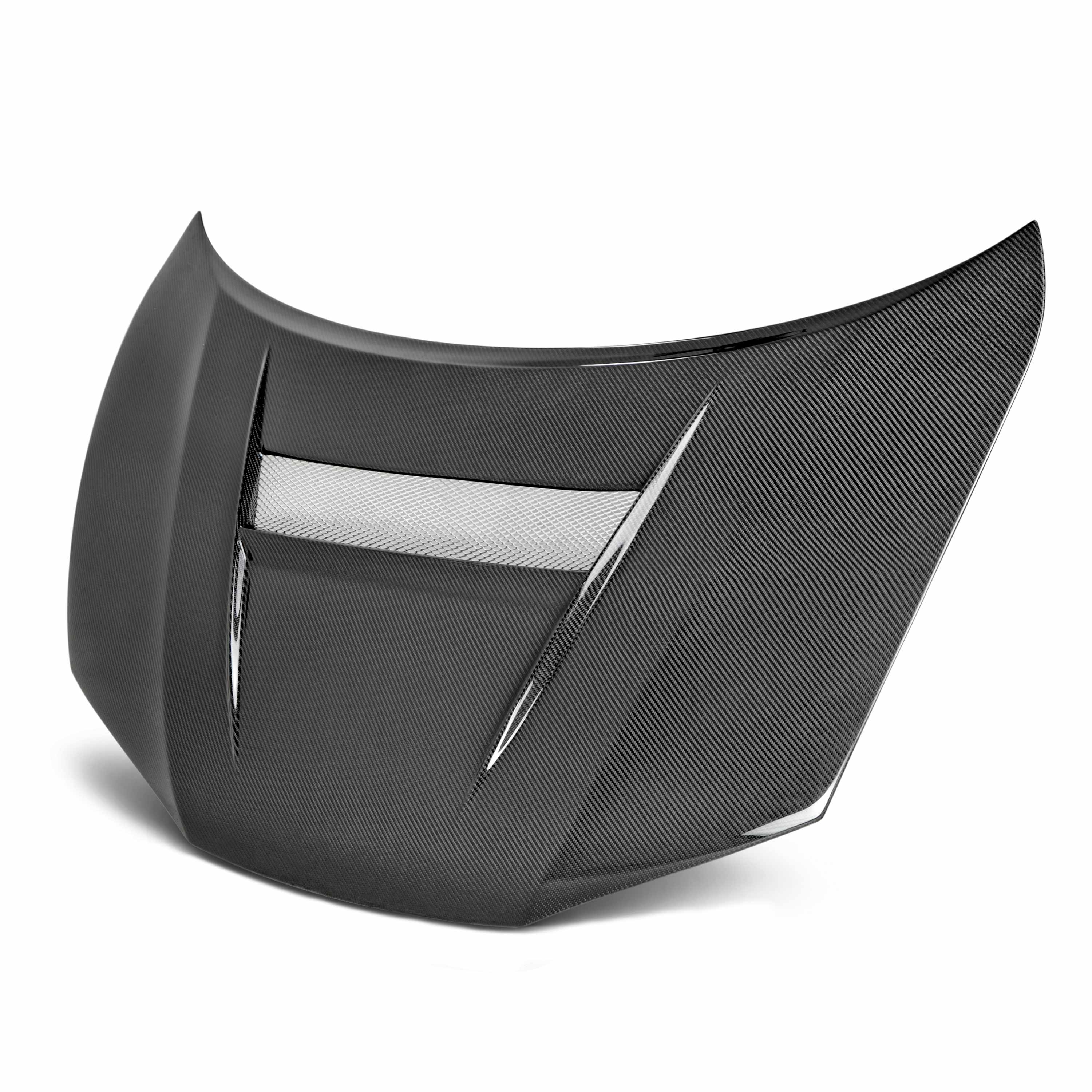 Image of VSII-style carbon fiber hood for 2014-2015 Honda Civic 2DR