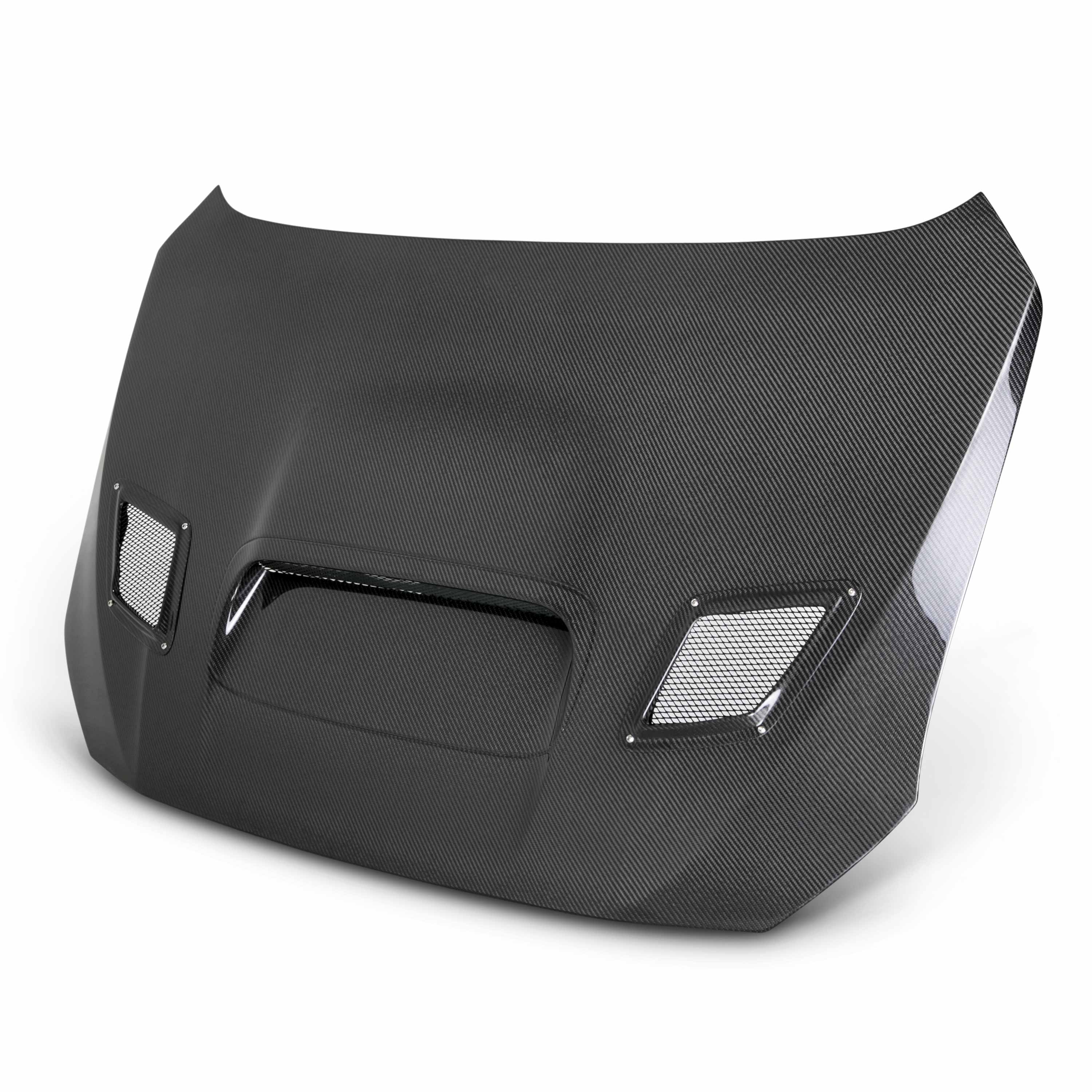 Image of CS-style carbon fiber hood for 2015-2021 Subaru WRX/STi