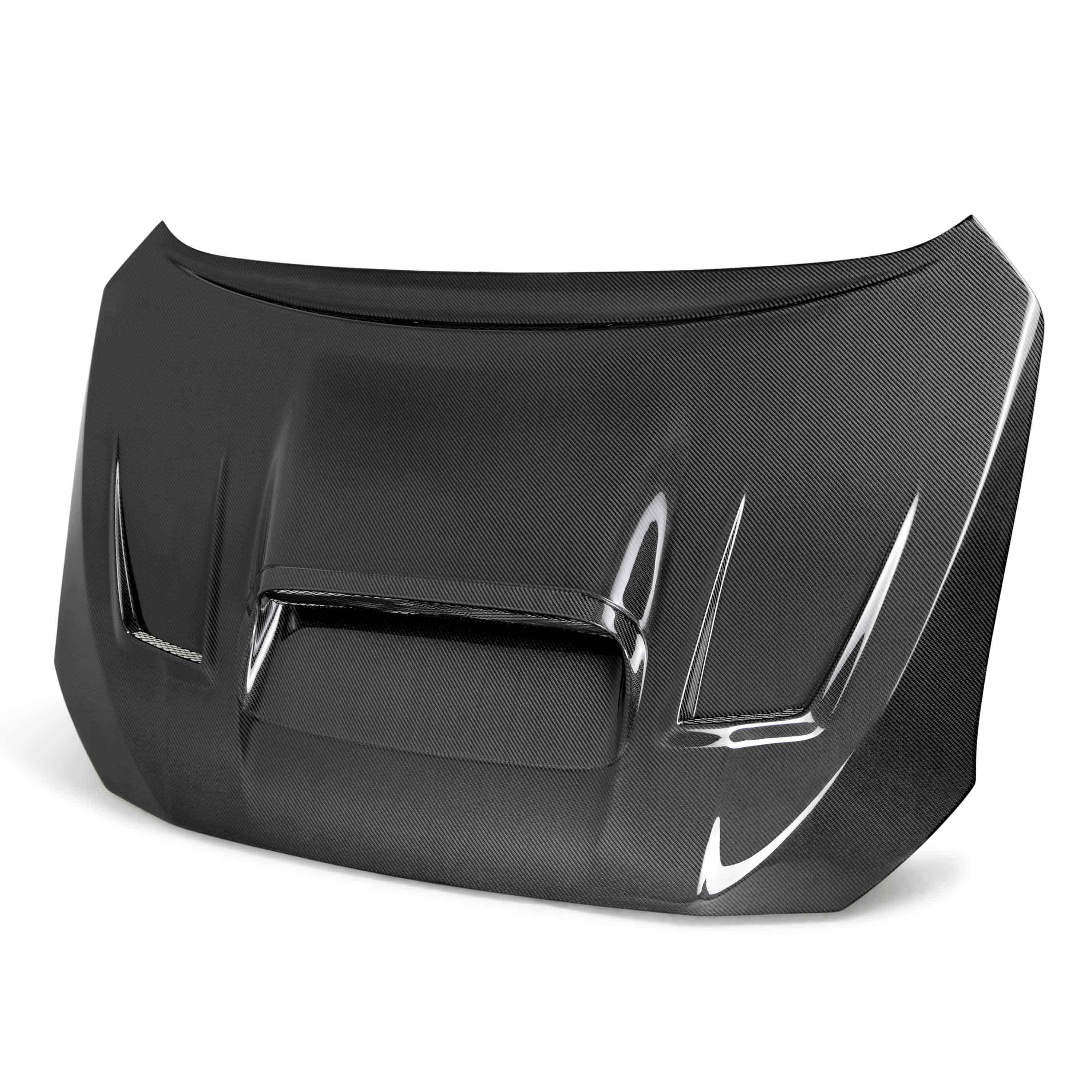 Image of VS-style carbon fiber hood for 2015-2021 Subaru WRX/STi
