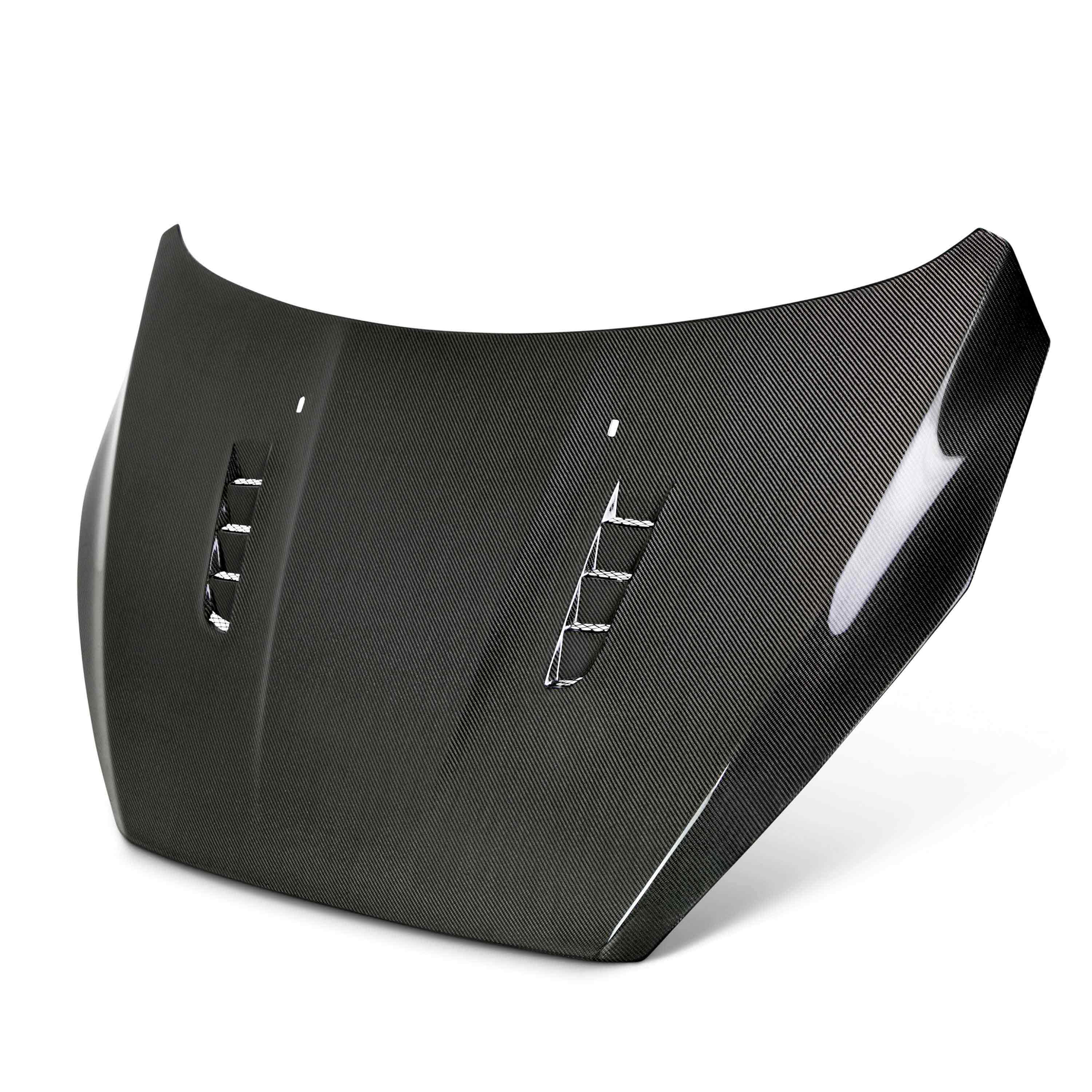 Image of RS-style carbon fiber hood for 2015-2018 Ford Focus