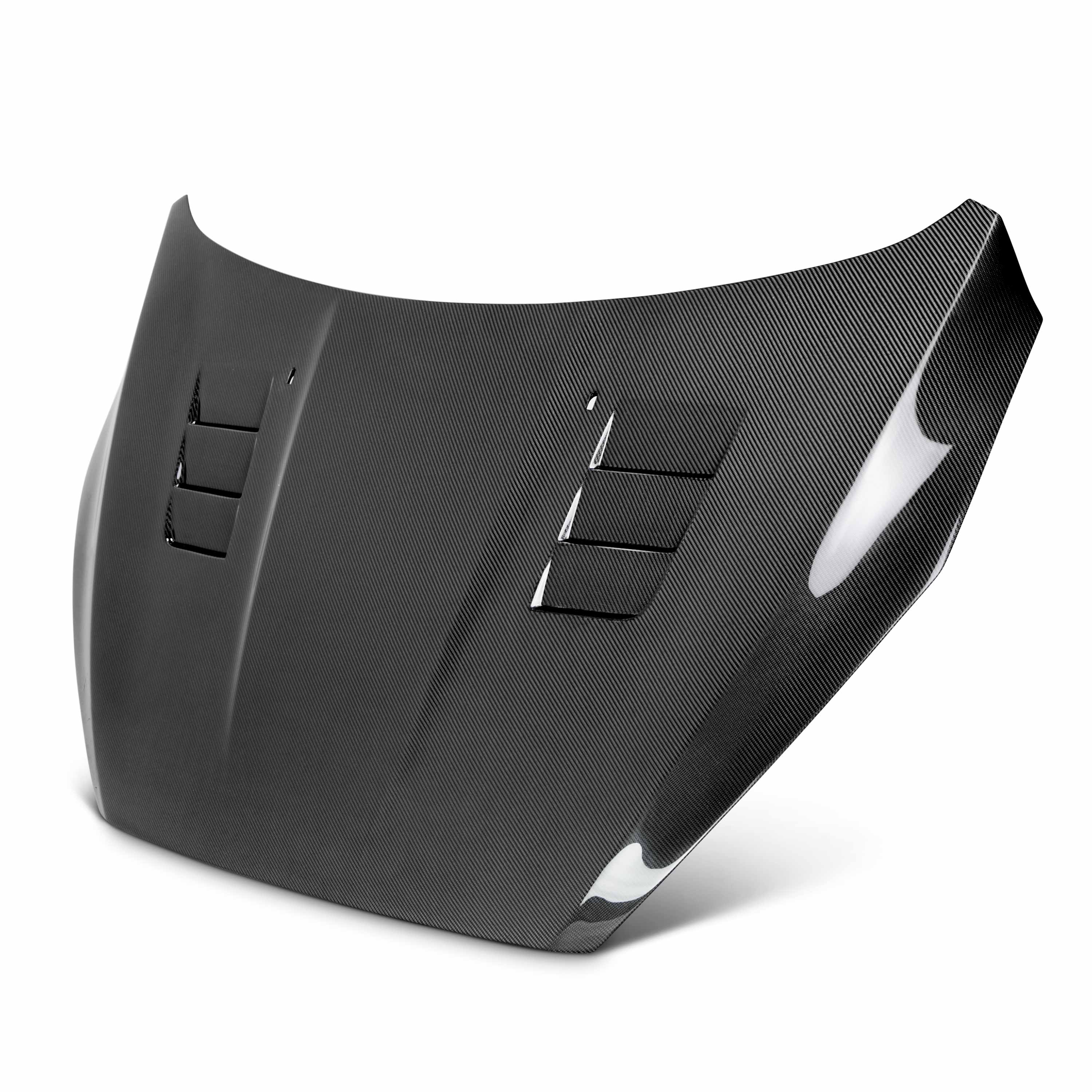 Image of TS-style carbon fiber hood for 2015-2018 Ford Focus