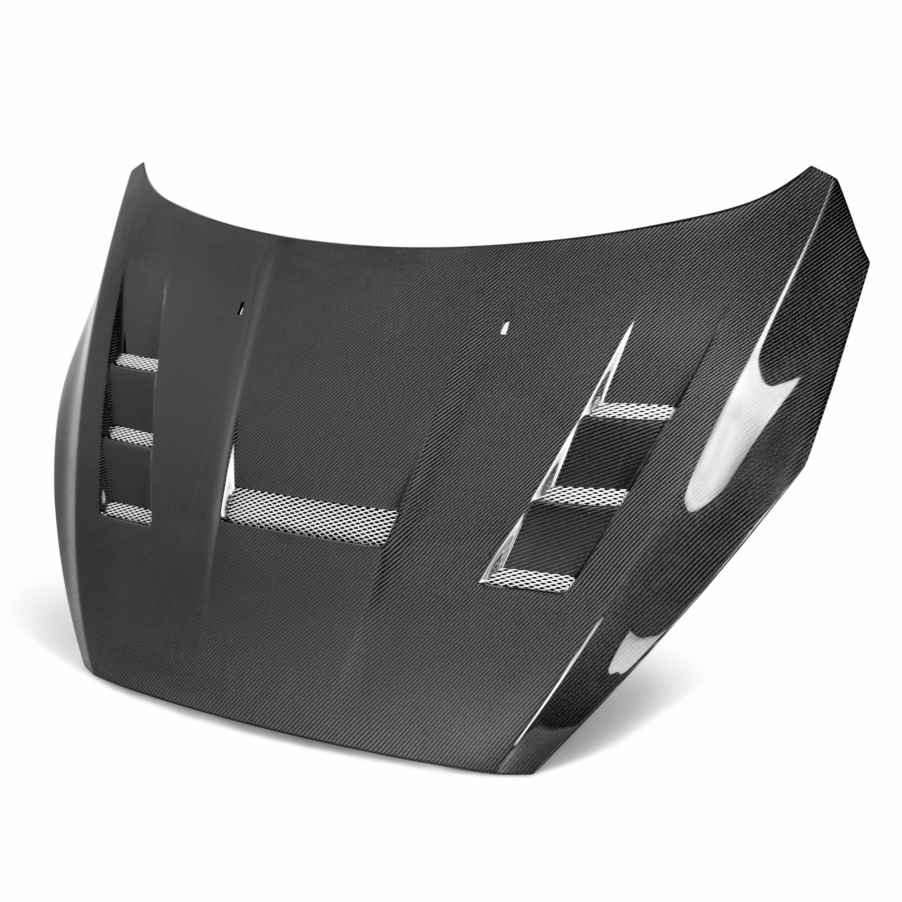 Image of TV-style carbon fiber hood for 2015-2018 Ford Focus