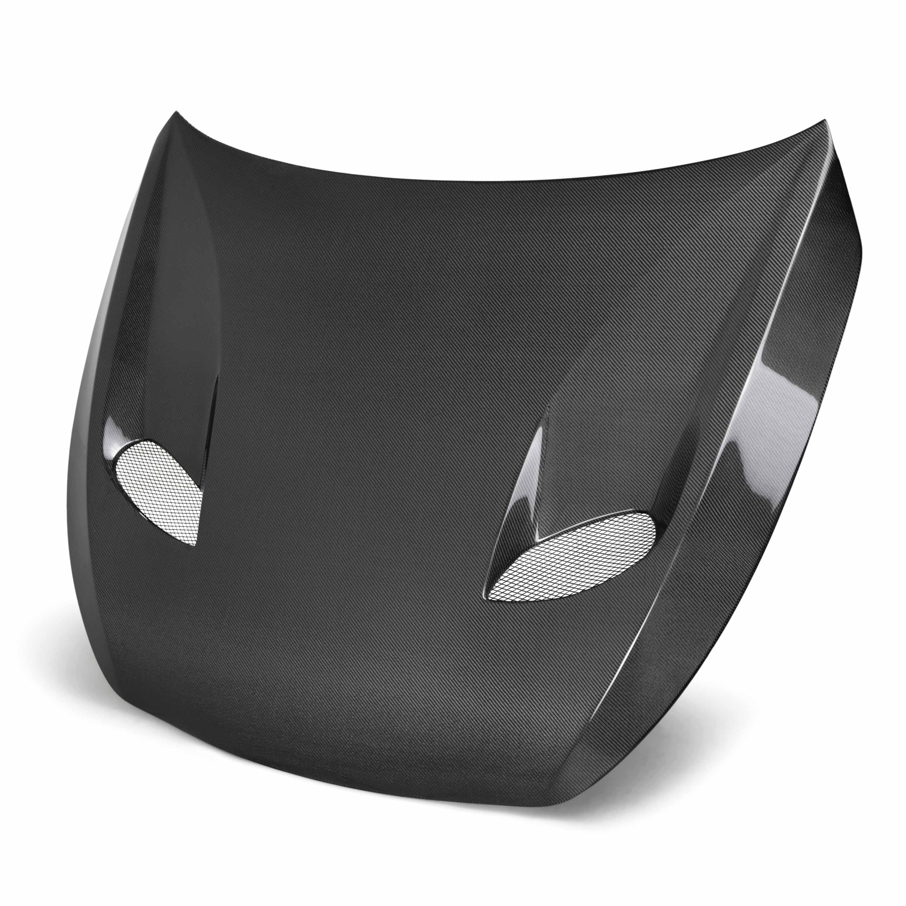 Image of TSII-style carbon fiber hood for 2017-2022 Infiniti Q60