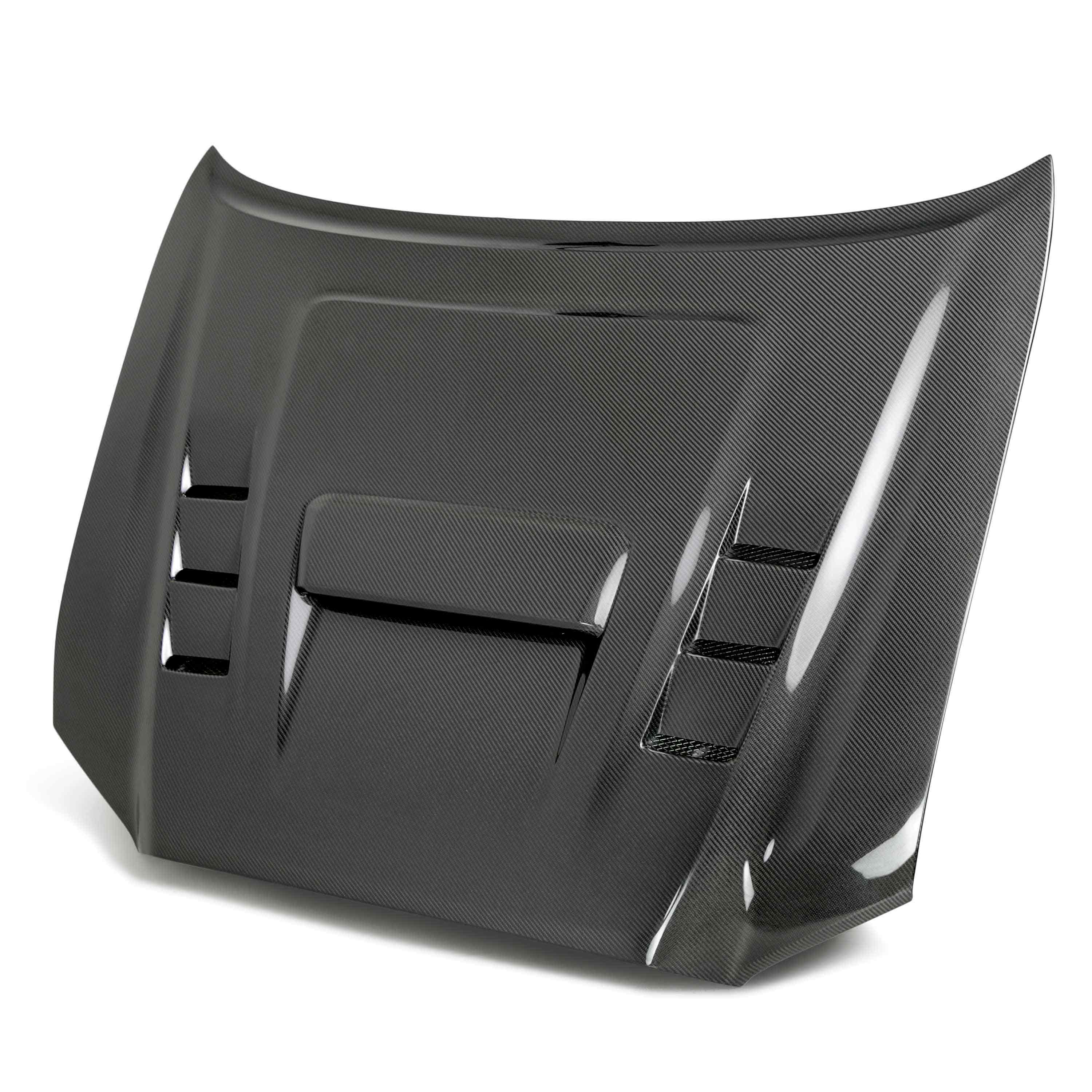 TS-style carbon fiber hood for 2016-2023 Toyota Tacoma