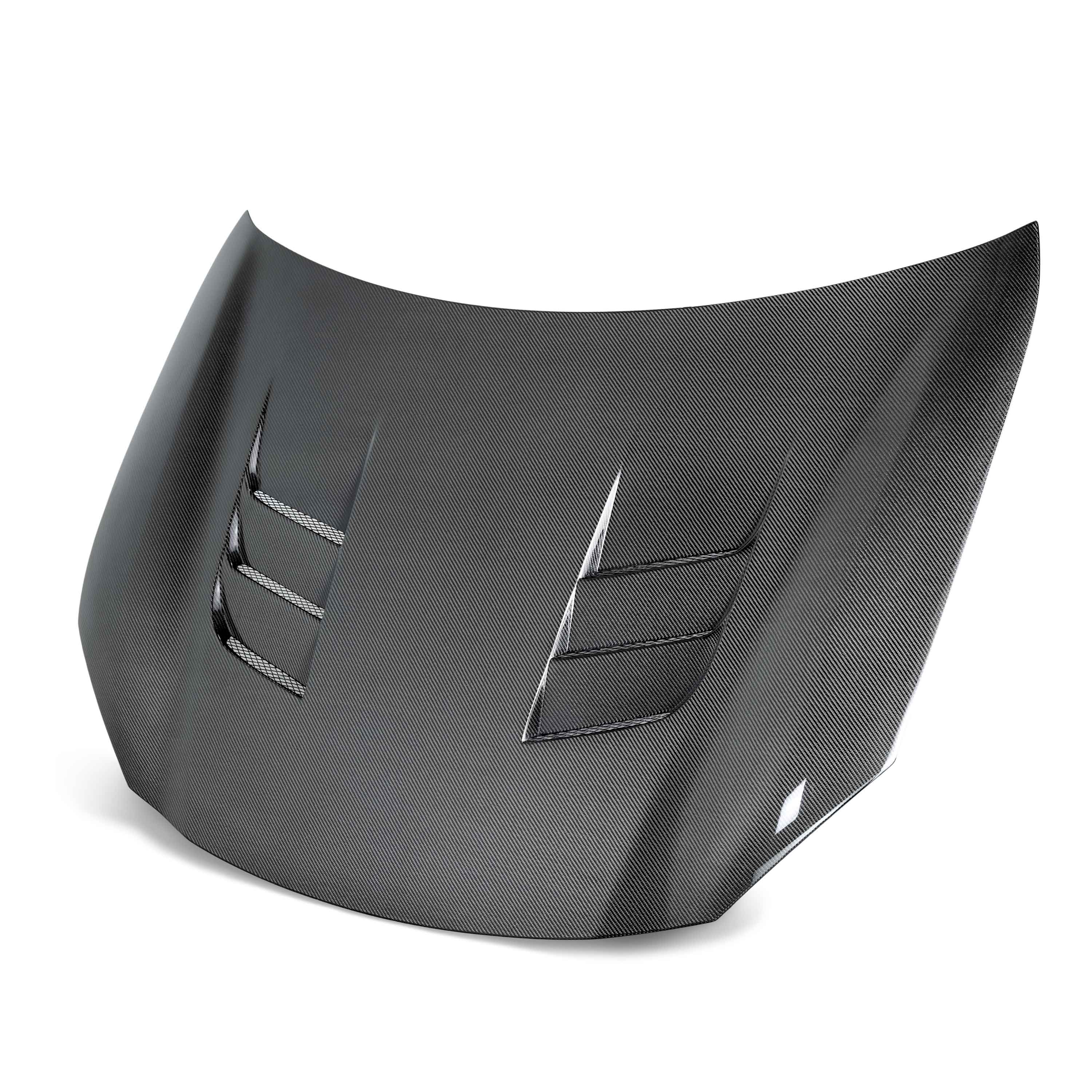 Image of TS-style carbon fiber hood for 2022 Toyota GR86/ Subaru BRZ