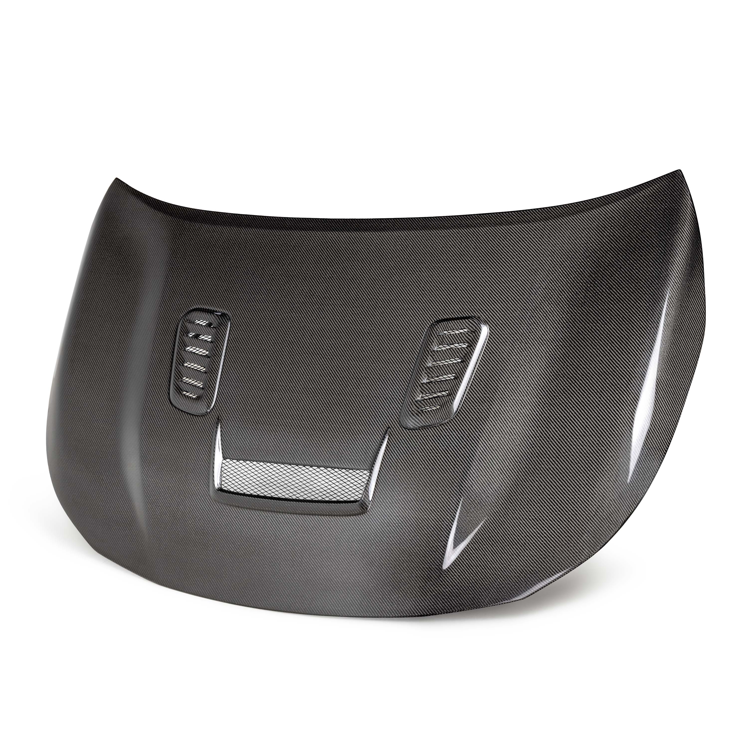 Image of VS-style double-sided carbon fiber hood  for 2023-2024 Toyota GR Corolla