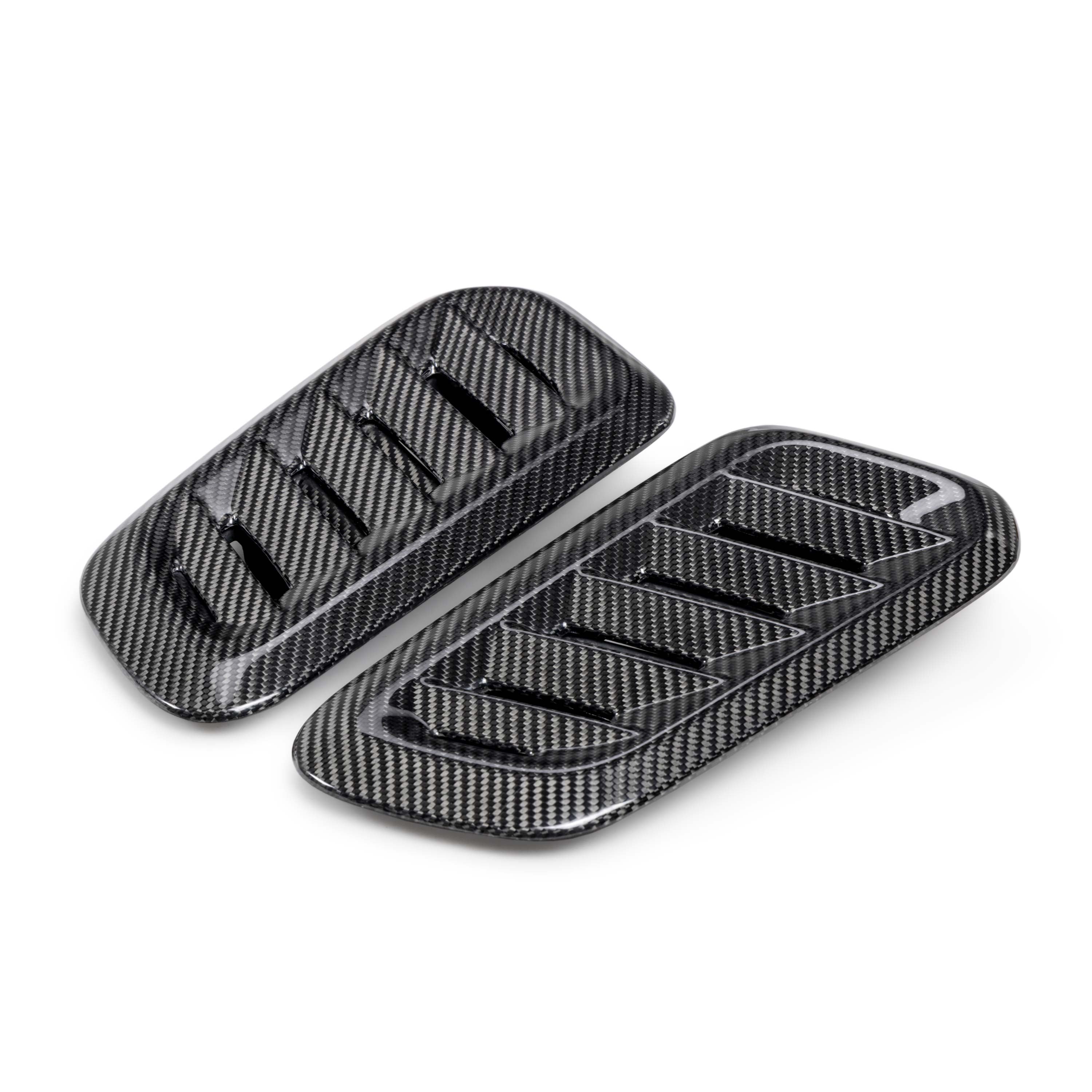 Image of Dry carbon fiber hood vents for 2023-2024 Toyota GR Corolla - Gloss finish