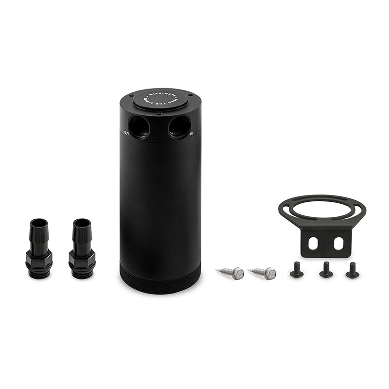 2-Port Universal XL Baffled Catch Can, Black