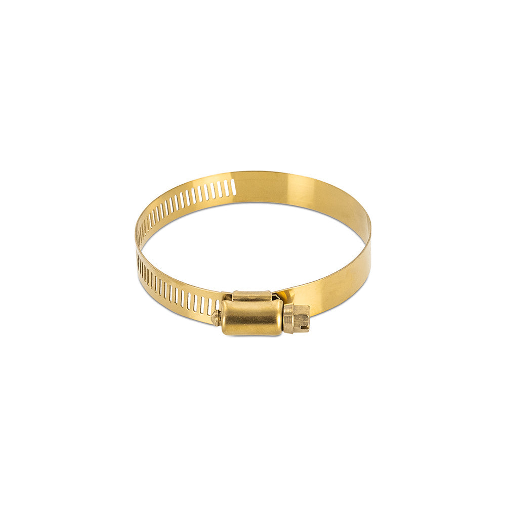 10x High-Torque Worm Gear Clamp, Gold, 44mm