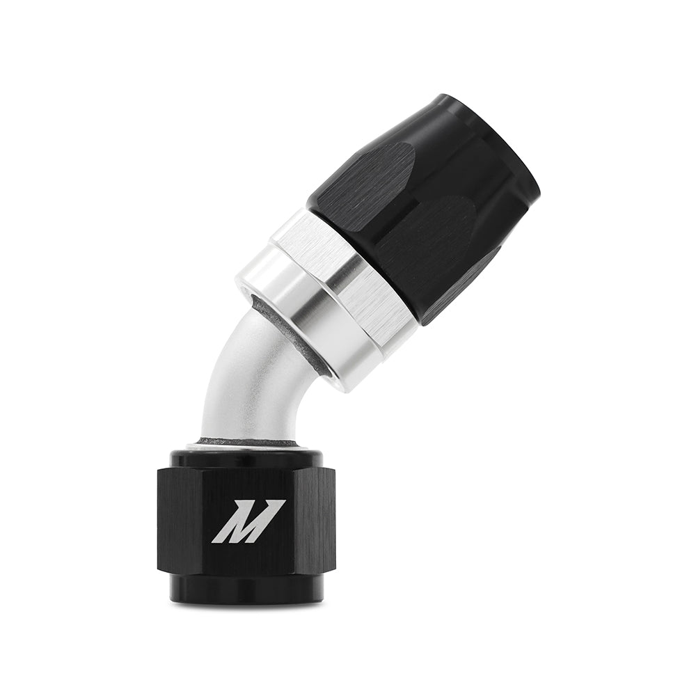 Aluminum -12AN 45 Degree Fitting, Black