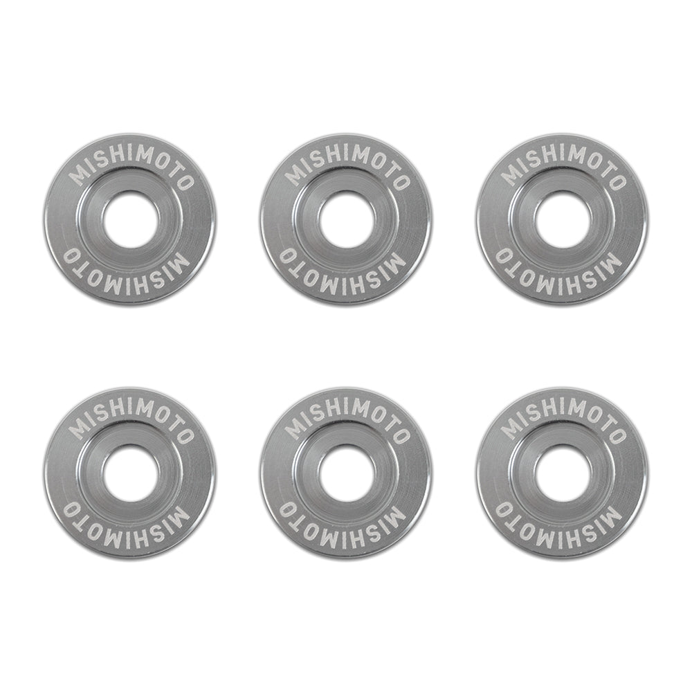 Image of Fender Washer Kit Large 6pcs Gunmetal Mishimoto