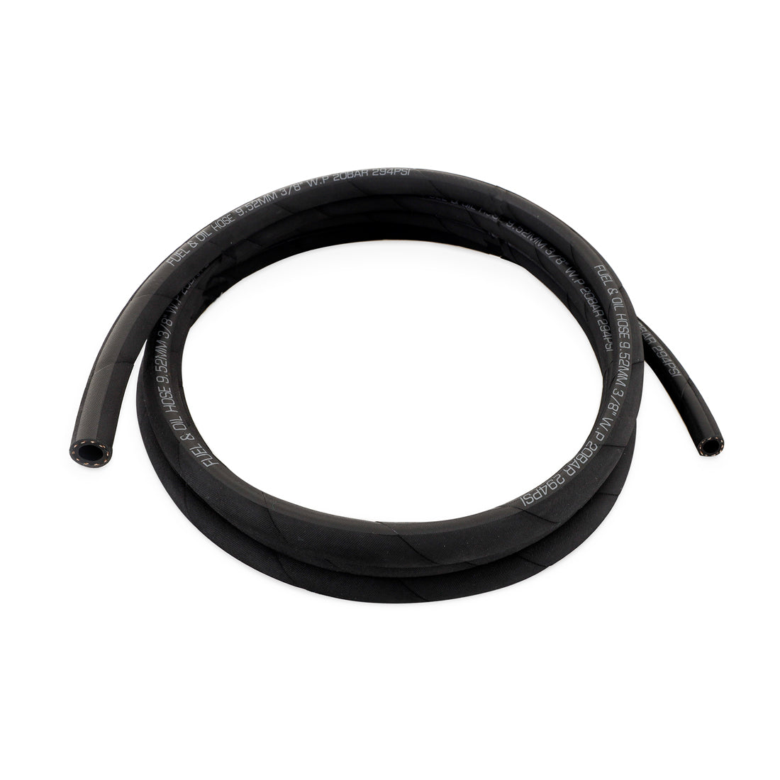 Push Lock Hose, Black, -6AN, 240" Length
