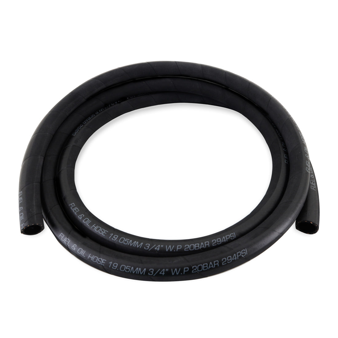 Push Lock Hose, Black, -12AN, 240" Length
