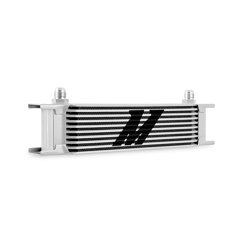 Universal -8AN 10 Row Oil Cooler Silver Mishimoto