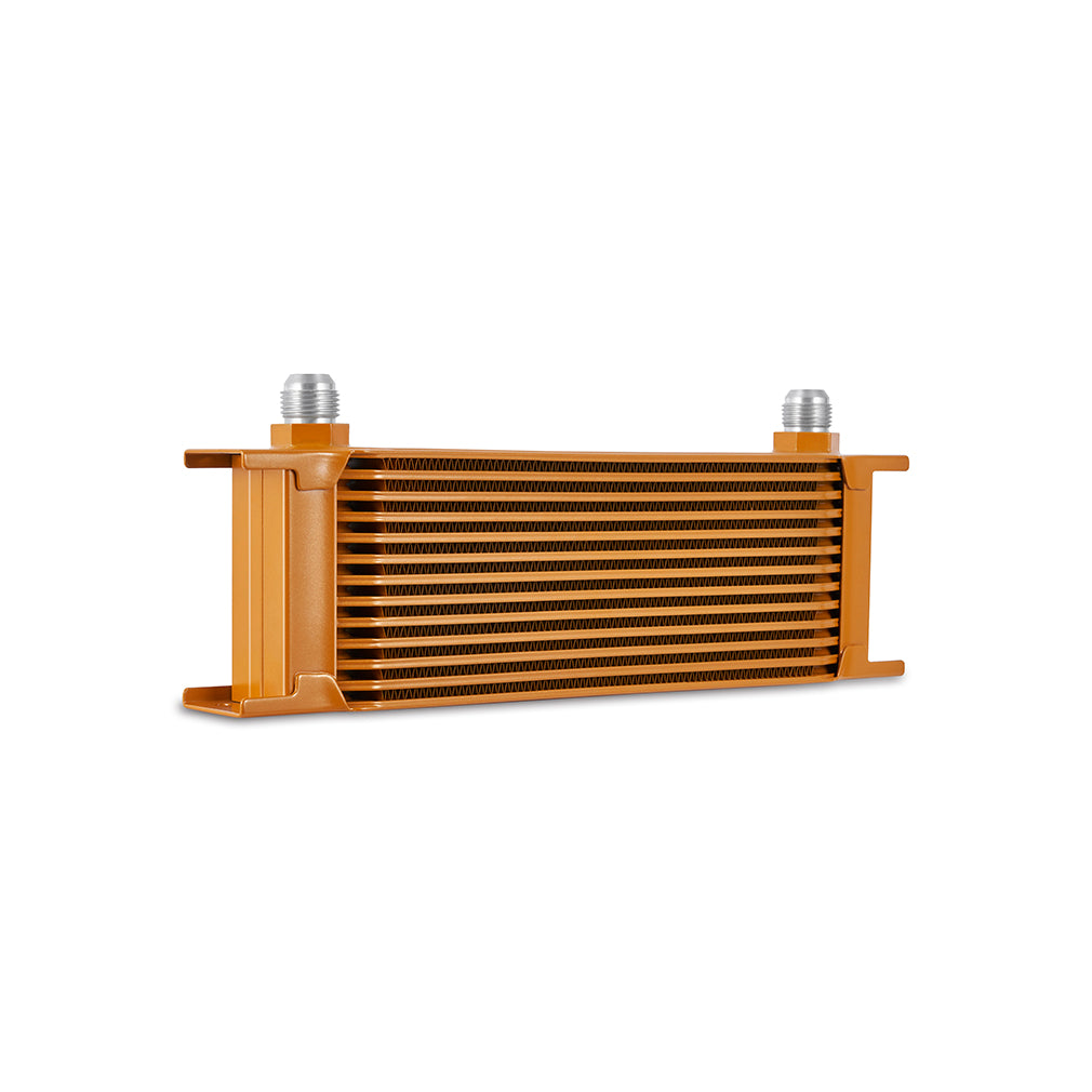 Image of Universal 13-Row Oil Cooler Gold Mishimoto
