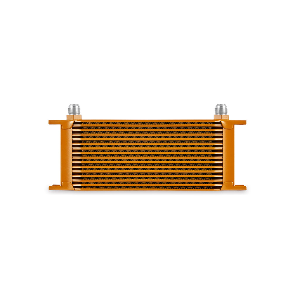 Image of Universal 16-Row Oil Cooler Gold Mishimoto