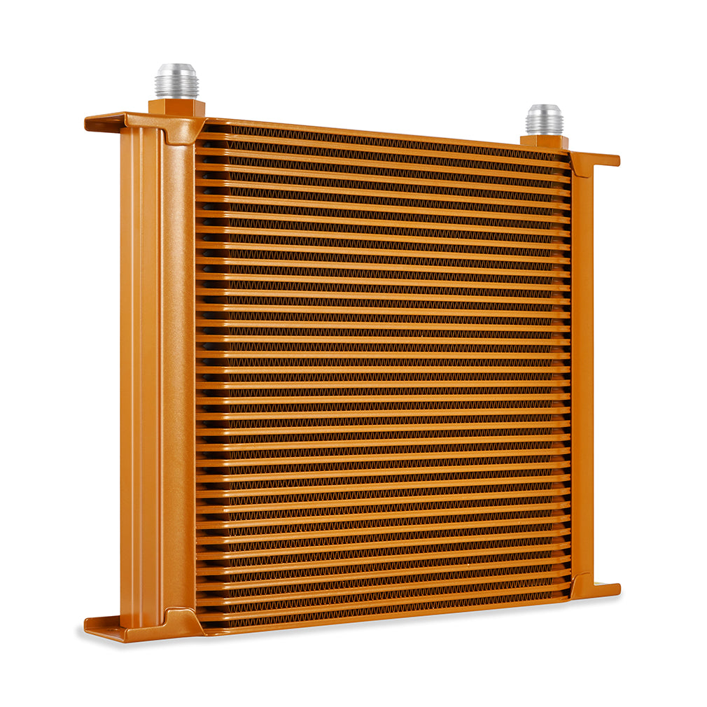 Image of Universal 34-Row Oil Cooler Gold Mishimoto