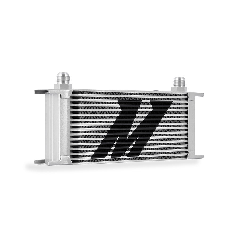 Image of Universal Thermostatic Oil Cooler Kit 16-Row Silver Mishimoto