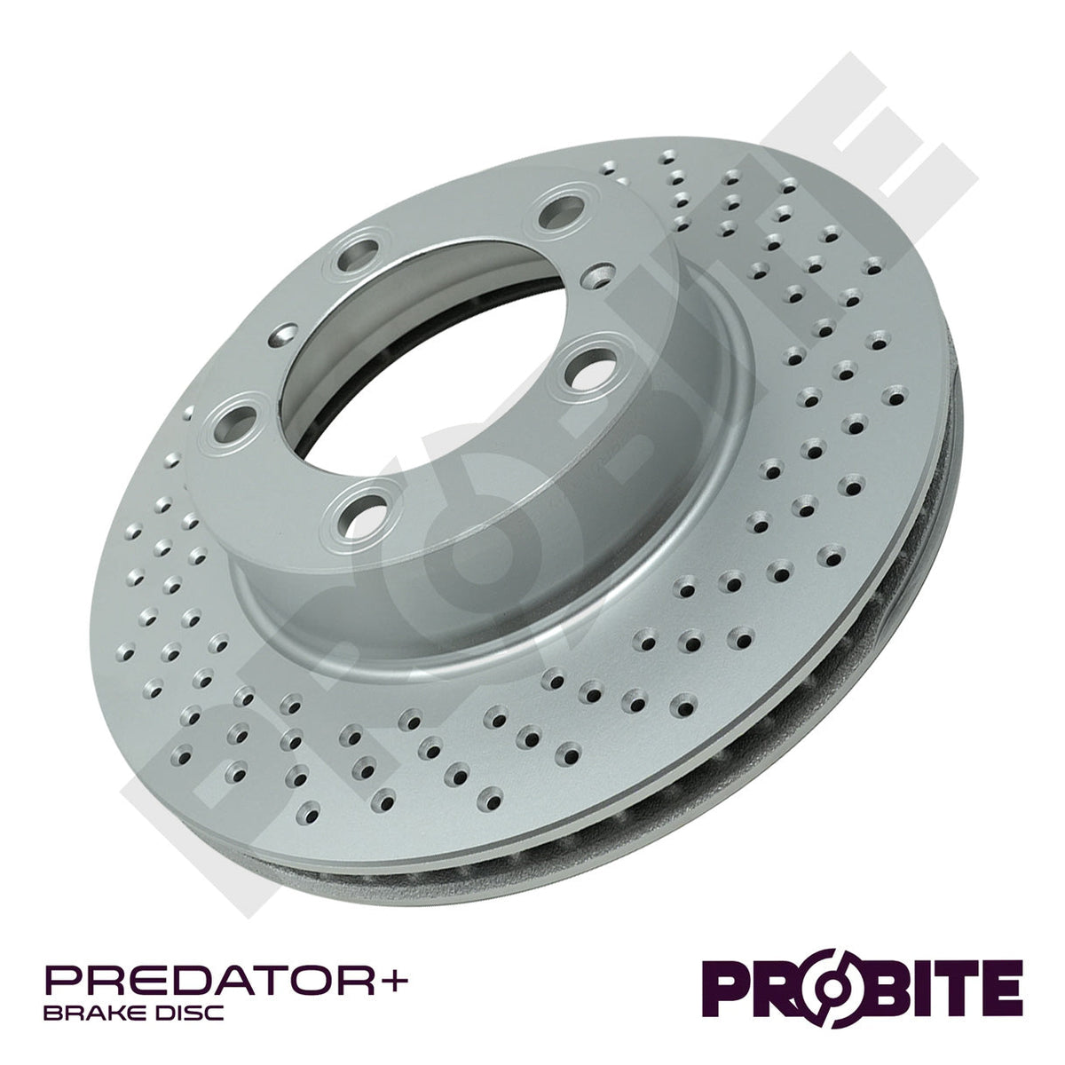 Predator+ | Front Right | 298mm | Vented with Drilled Holes