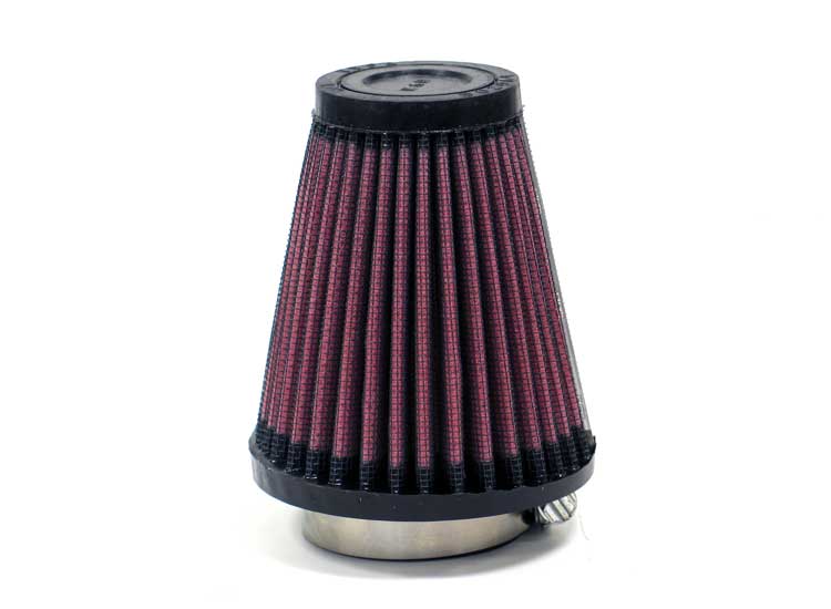 K&N - Universal Clamp-On Air Filter - 1-11/16"FLG, 3-1/2"B, 2"T, 4"H (R-1080)