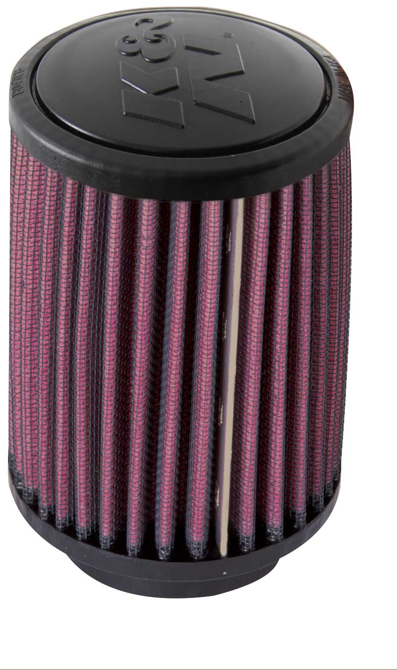 K&N - Universal Clamp-On Air Filter - 2-1/8" 5 DEG FLG, 3-1/2" OD, 5"H (RB-0510)