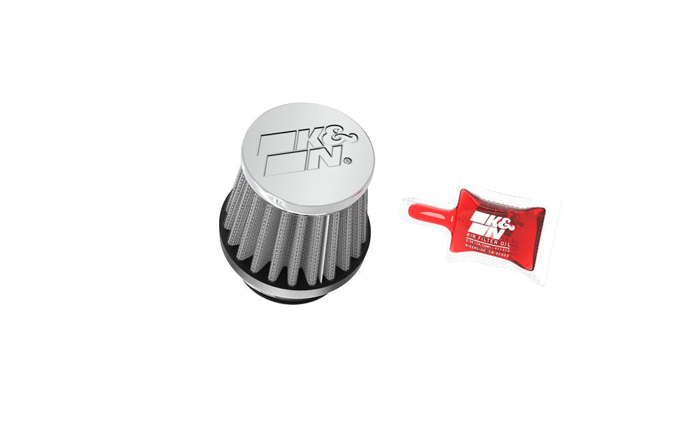 K&N - Universal Clamp-On Air Filter - 1-3/8"FLG, 2-1/2"B, 2"T, 2-1/4"H (RC-0790)