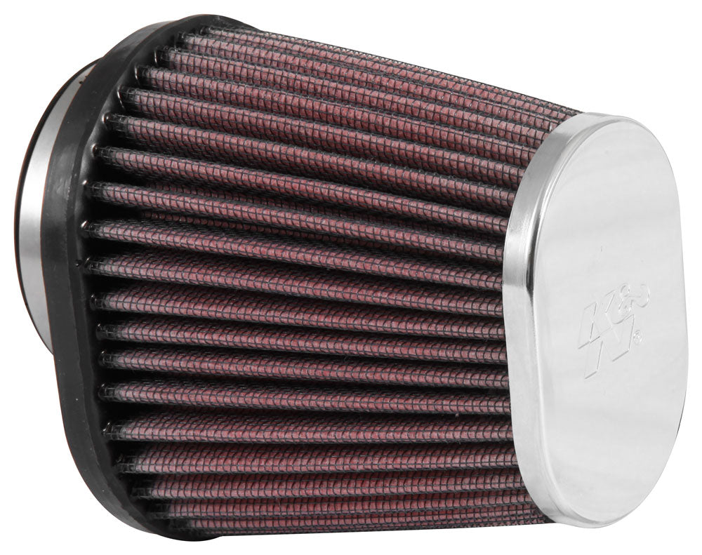 K&N - Universal Clamp-On Air Filter - 2-1/8"O/S FLG, 4" X 3"B, 3" X 2"T, 4"L (RC-2890)