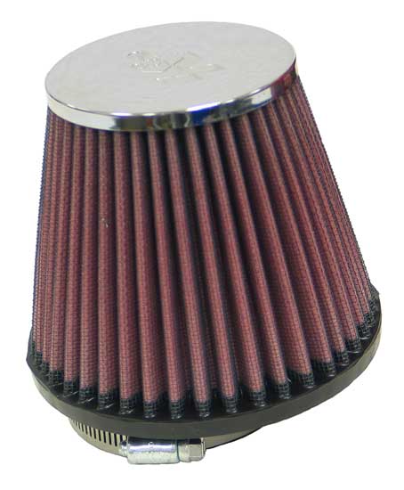 K&N - Universal Clamp-On Air Filter - 2-7/8"FLG, 5-3/16"B, 3-1/2"T, 4-7/16"H W/SMG. PRT. (RC-4570)