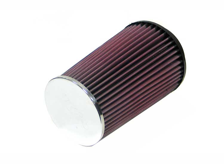 K&N - Universal Clamp-On Air Filter - 4"FLG, 5-3/8"B, 4-1/2"T, 8"H (RC-4580)