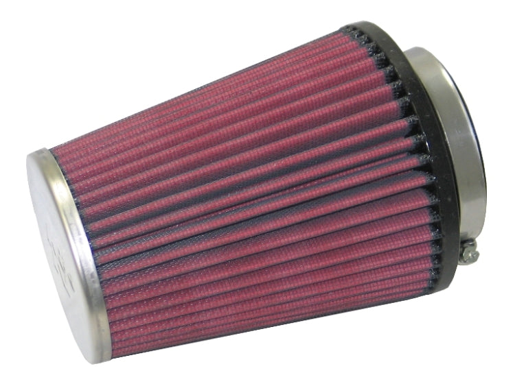 K&N - Universal Clamp-On Air Filter - 64MM FLG ID, 118MM B OD, 89MM T OD, 151MM H (RC-9360)