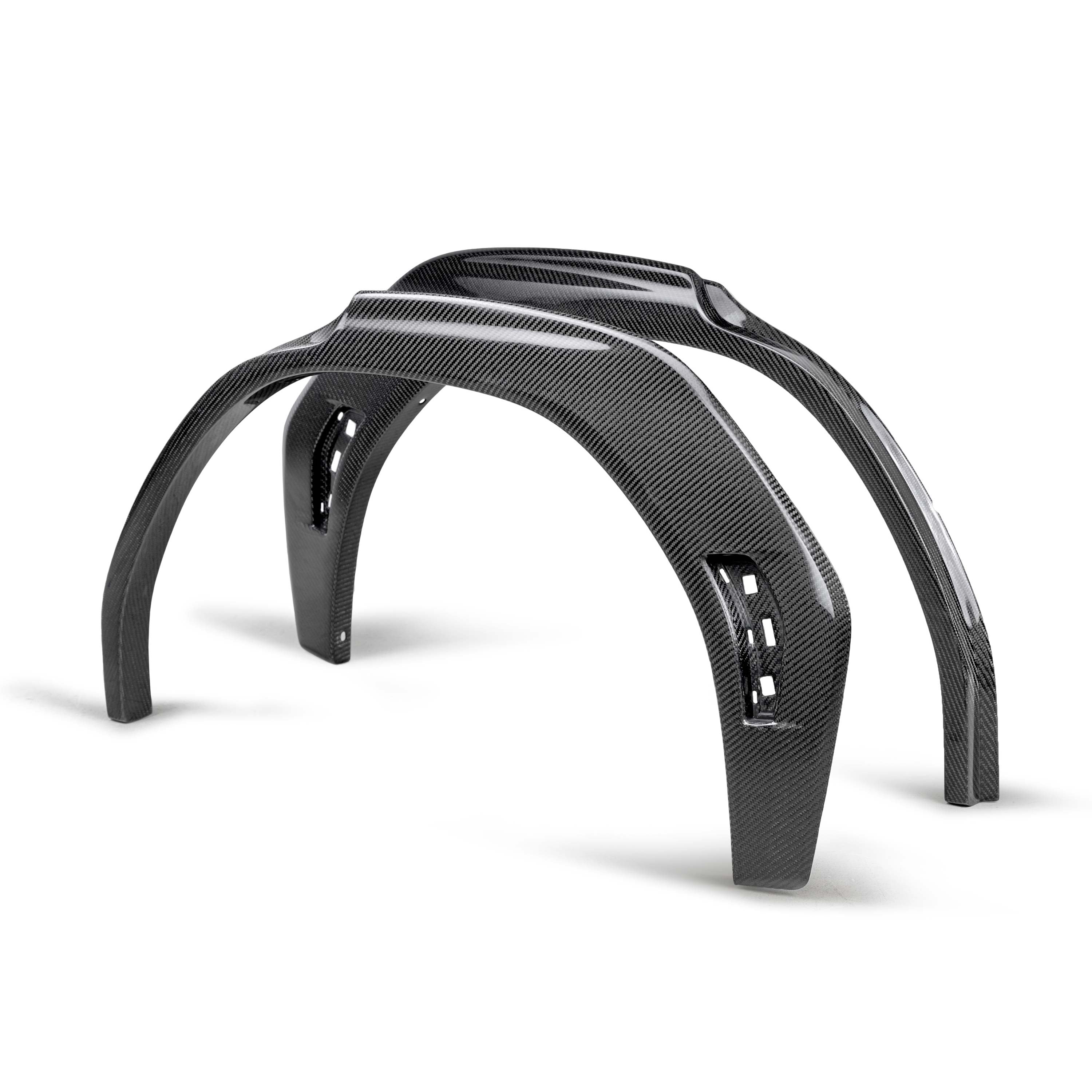 Carbon fiber rear fender trim for 2022-2024 Subaru WRX