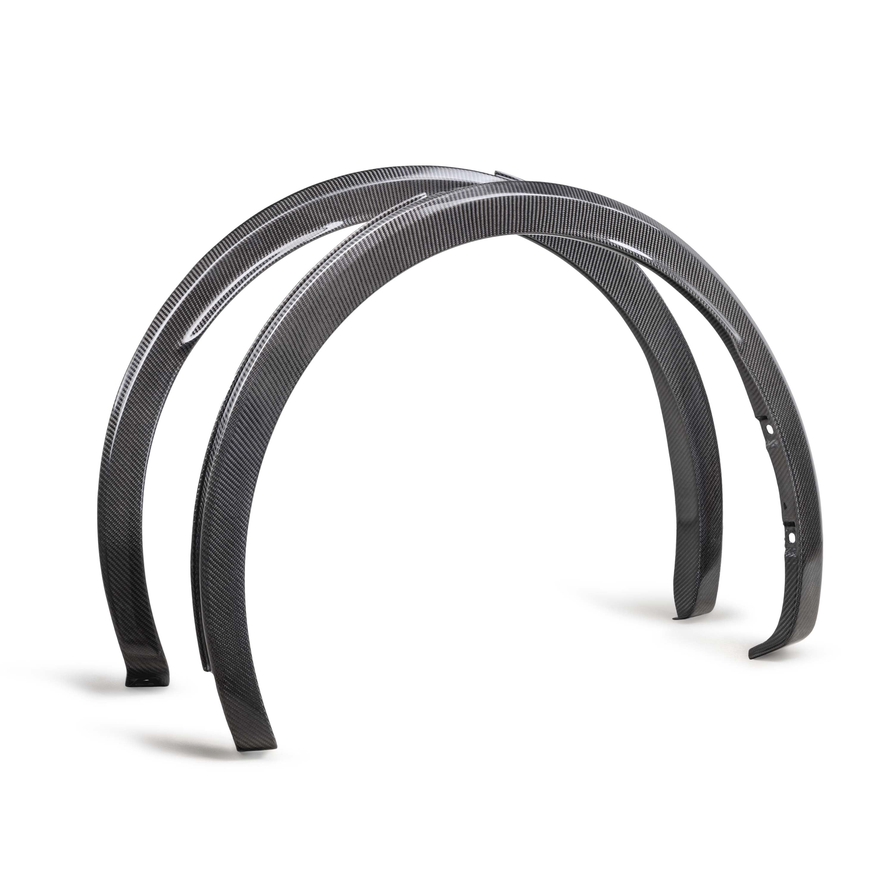 Carbon fiber rear fender trim for 2023-2024 Toyota Prius