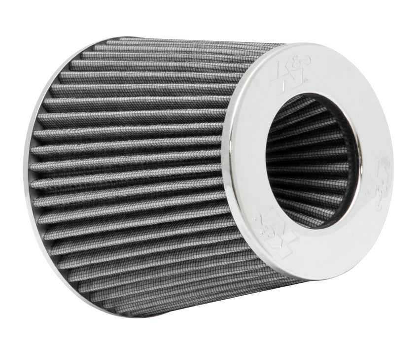 K&N - Universal Clamp-On Air Filter - 6" OD B X 5.5"H W/4", 3-1/2", 3"DIA FLG W/INVERTED FILTER TOP (RG-1001WT)