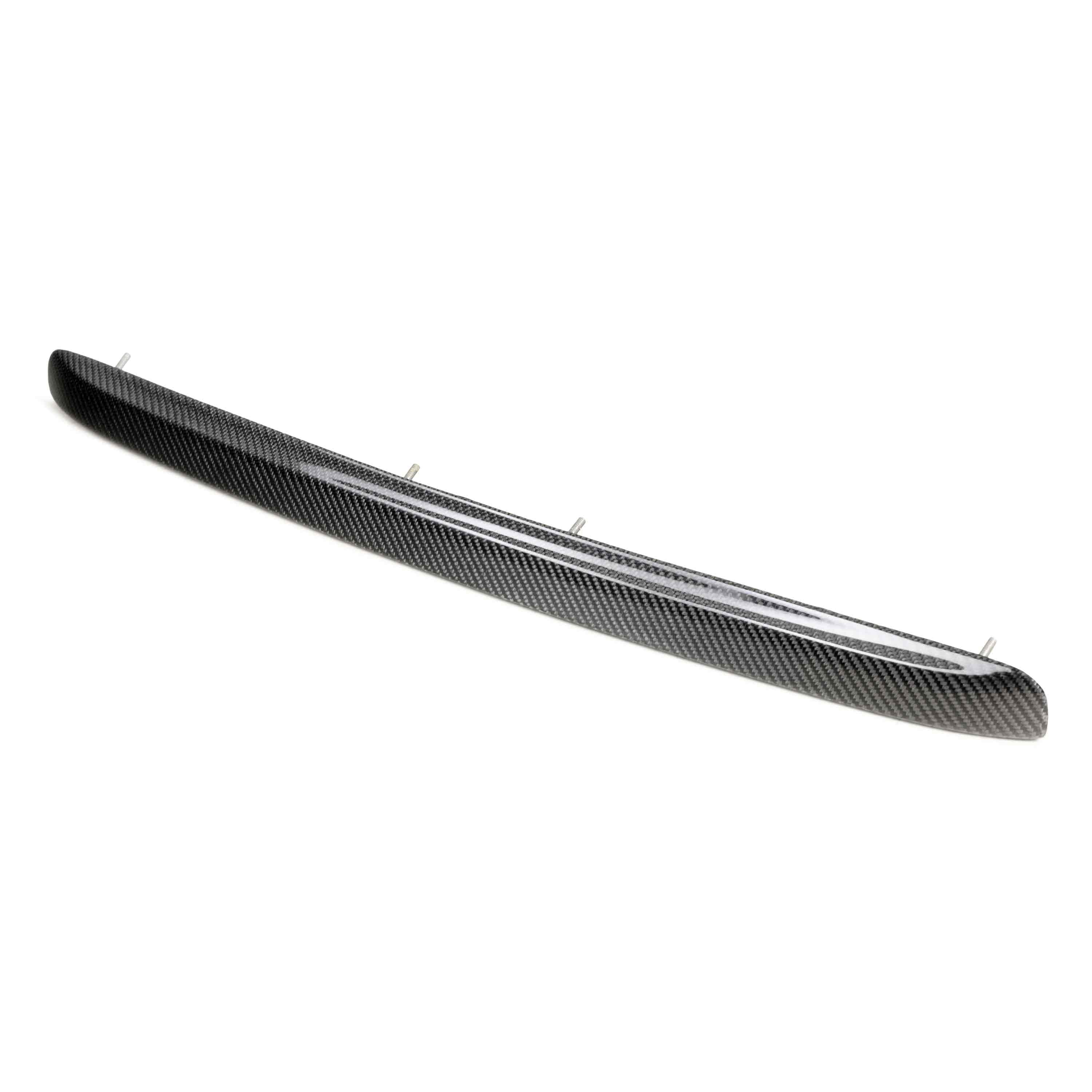 Image of Carbon fiber trunk garnish for 2015-2021 Subaru WRX/STi (w cut out for trunk release)