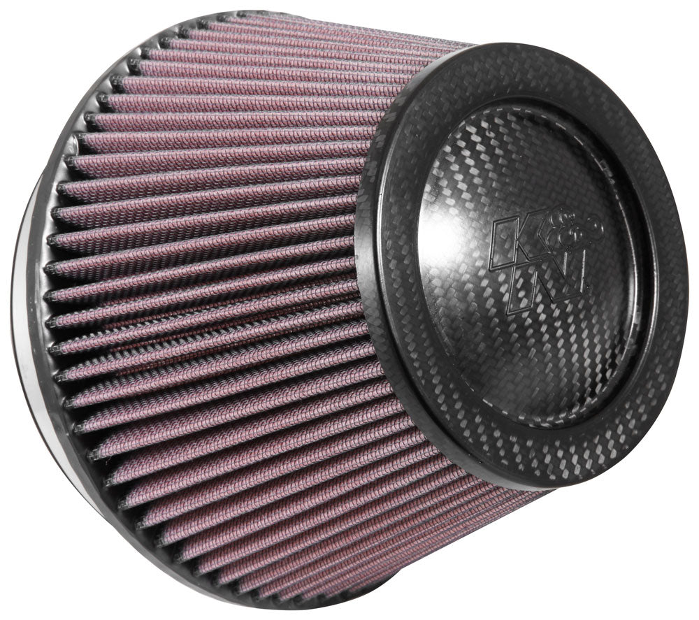 K&N - Universal Air Filter - Carbon Fiber Top - 6"FLG, 7-1/2"B, 5-1/8"T, 5"H (RP-2960)
