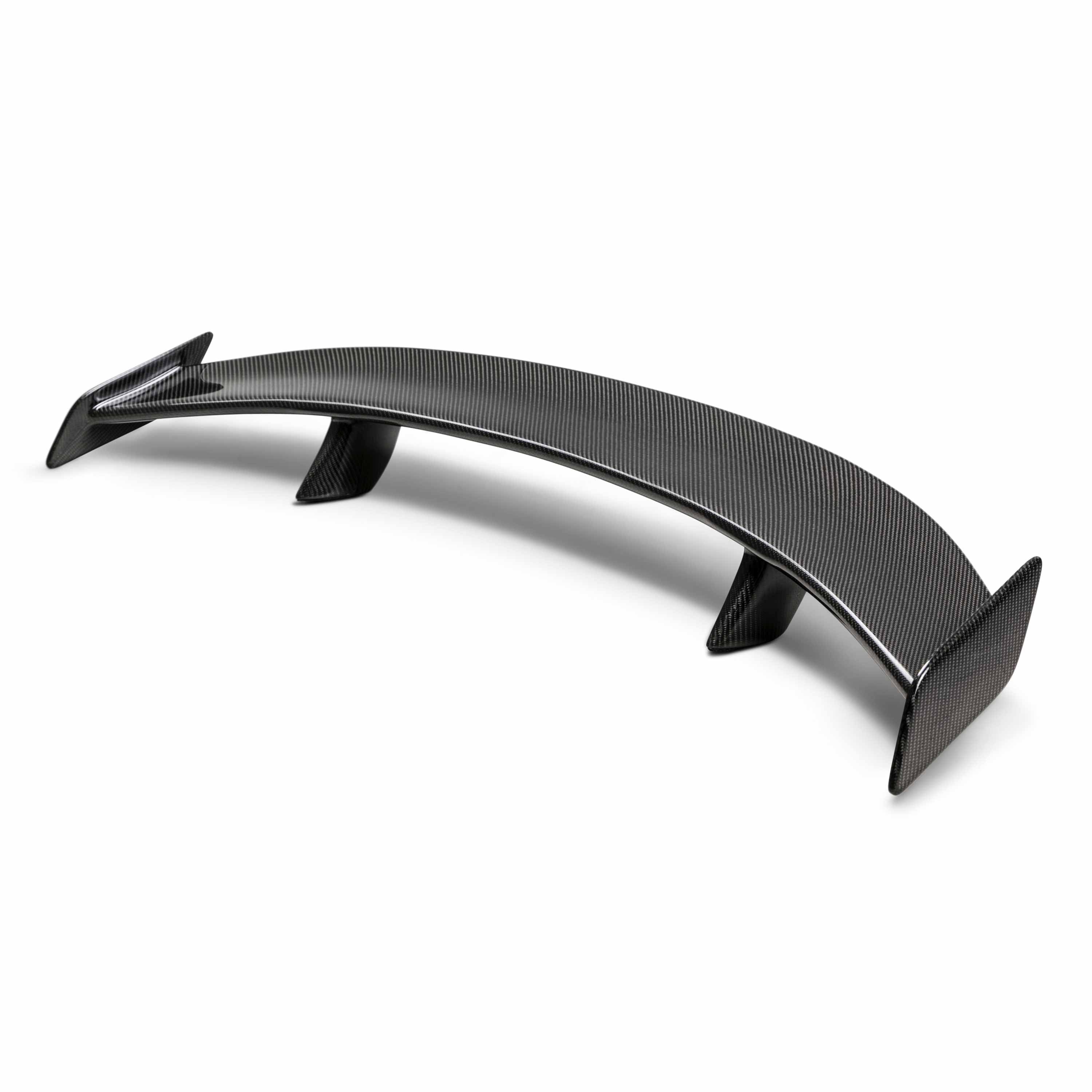 Image of GT-style carbon fiber rear spoiler for 2016-2021 Honda Civic 4 Dr