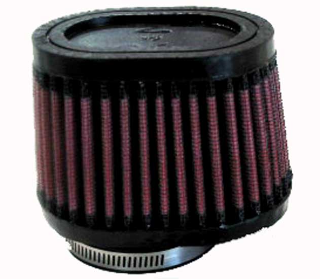 K&N - Universal Clamp-On Air Filter - 2-1/8"FLG 4 X 3 TPR/OVL W/VENTURI (RU-0981)
